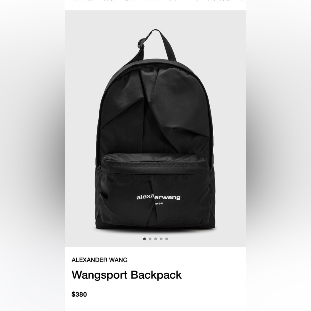 Alexander wang wangsport Black Backpack